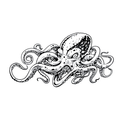 Octupus 1  Black  Thumbnail